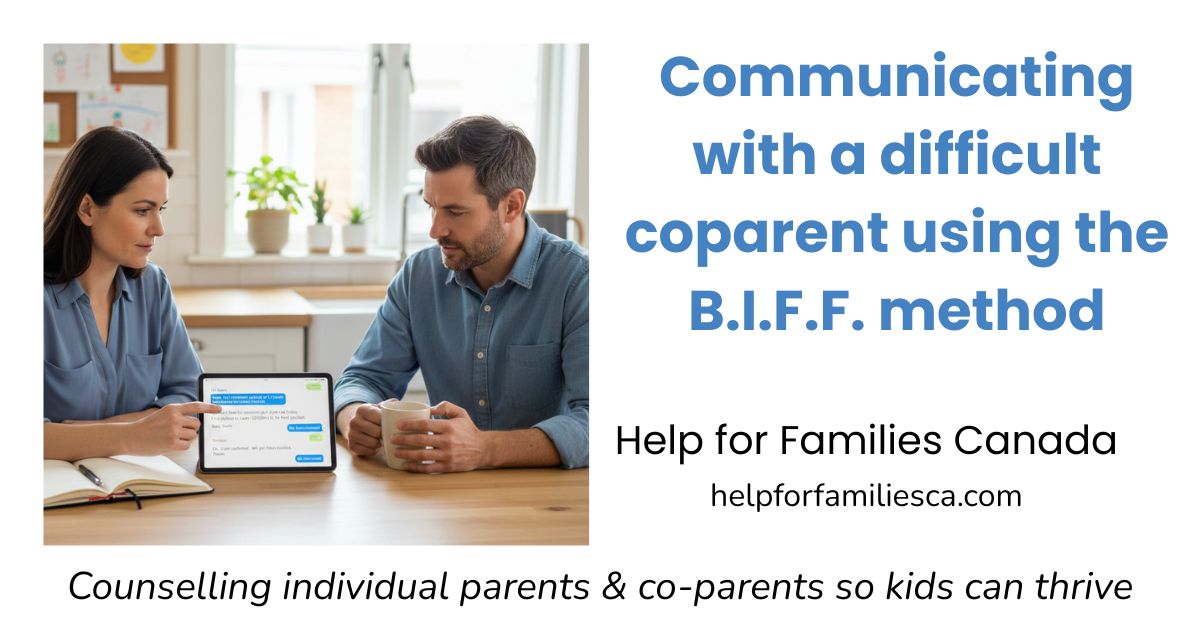 Mastering Communication with a Difficult Co-Parent: - Help for Families ...